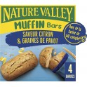 NATURE VALLEY Barres Muffins Citron Et Graines De Pavot 4 barres