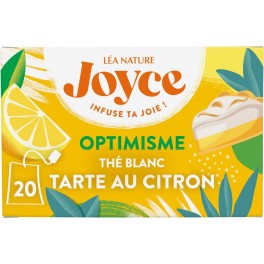 JOYCE Thé blanc saveur tarte au citron Optimisme 20 sachets