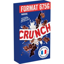 CRUNCH Céréales au chocolat 675g