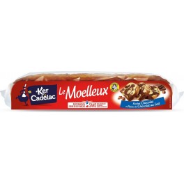 KER CADELAC Gâteau marbré chocolat et pépites de chocolat au lait 450g