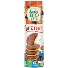 JARDIN BIO Biscuits fourrés duo avoine Bio ETIC 300g