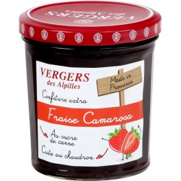 VERGERS DES ALPILLES Confiture fraise camarosa 370g