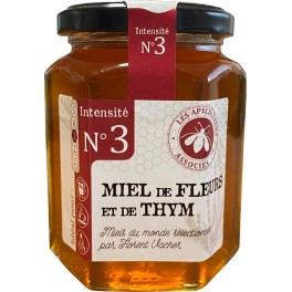 APICULTEURS ASSOCIES Miel de fleurs et thym 375g