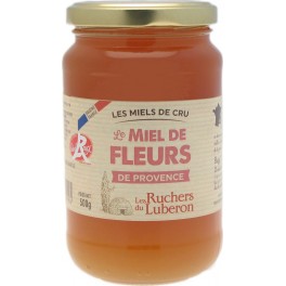 LES RUCHERS DU LUBERON Miel de fleurs de Provence 500g