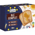 BRIOCHE PASQUIER Biscotte blé complet 64 tranches