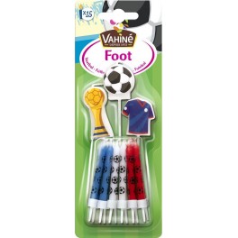 VAHINE Bougies foot 15 pièces