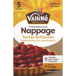 VAHINE Préparation pour nappage les 5 sachets de 7g