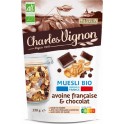 CHARLES VIGNON Céréale muesli avoine chocolat Bio 350g