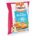 ST MICHEL Madeleines petites natures - 30% de sucre sans huile de palme 400g