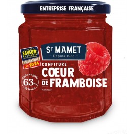 SAINT MAMET Confiture Cœur de Framboise 310g