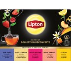 LIPTON Coffret Assortiment Thés Noirs Parfumés 50 sachets