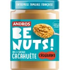 ANDROS Pâte à tartiner Cacahuète Croquant BE NUTS 525g