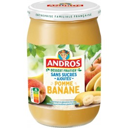 ANDROS Compote Pomme Banane 650g