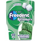 FREEDENT Chewing-gum Refresher Sans Sucres Menthe et Menthol 67g