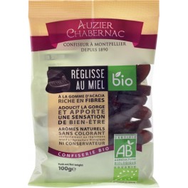 AUZIER CHABERNAC Bonbons réglisses au miel Bio 100g