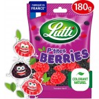 LUTTI Bonbons p'tites berries aux fruits des bois 180g