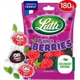 LUTTI Bonbons p'tites berries aux fruits des bois 180g