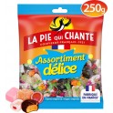 LA PIE QUI CHANTE Bonbons assortiment délice aux fruits 250g