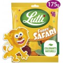 LUTTI Bonbons funny safary aux fruits 175g