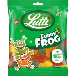 LUTTI Bonbons funny frog aux fruits 175g