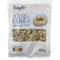 SIMPL Noix de cajou grillée sans sel 400g