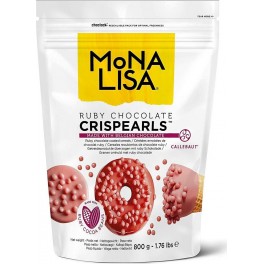 NC Perles Roses Au Chocolat Ruby Crispearls Coeur Biscuit Croustillant Mona Lisa 800g