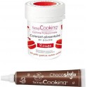 NC Stylo Chocolat + Colorant Alimentaire Rouge