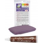 NC Stylo Chocolat + Pâte À Sucre Lilas 100g