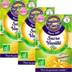 Sainte Lucie Lot 3x Sucre Vanillé Bio 5 Sachets De 7,5g les 3 unités de 0.37Kg