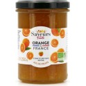 Confiture Bio Extra D'orange De France Bocal De 250g