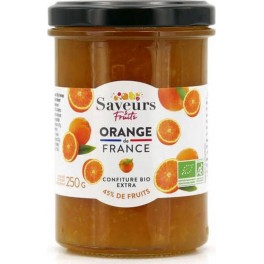 Confiture Bio Extra D'orange De France Bocal De 250g