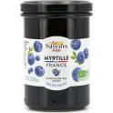 Confiture Extra De Myrtille De France Bio Pot De 250g