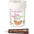 NC Arôme Alimentaire Naturel En Poudre Pistache + Stylo Chocolat