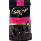 NC Palets De Chocolat Noir Spécial Dessert Cook'eat Sachet 200g l'unité de 0.2Kg