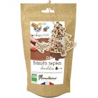 MIRONTAINE Kit biscuit sapin chocolaté bio le kit (la préparation + l'embosseur en bois)