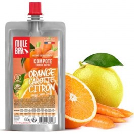 NC Compote Énergétique Vegan 65g Orange Carotte Citron la piéce de 65g