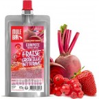 NC Compote Énergétique Vegan 65g Fraise Groseilles Betterave la piéce de 65g