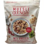 NC Muesli Croustillant Aux Fruits Paquet 450g l'unité de 0.45Kg