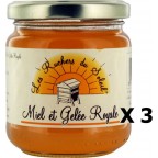 NC Lot 3x Miel Et Gelée Royale Les Ruchers Du Soleil Pot 250g les 3 unités de 0.25Kg