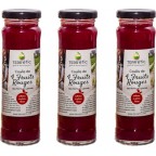 NC Lot 3x Coulis 4 Fruits Rouges Mont Du Lyonnais Terr'étic Fruit Du Travail Paysan Bocal 156ml les 3 bocaux