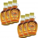 NC Lot 6x Pur Sirop D'érable Canada Bernie's Maple Farm Flacon 250g