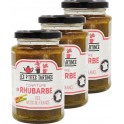 Confiture Rhubarbe Haut De France Les P'tites Tartines les 3 unités de 0.32Kg