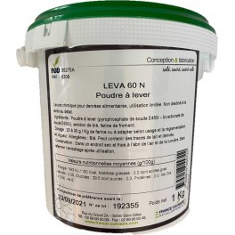 NC Poudre À Lever / Levure Chimique Pot 1Kg l'unité de 1.0Kg