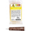 NC Stylo Chocolat + Pâte À Sucre Jaune 100g