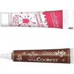 Stylo Chocolat + Colorant Alimentaire En Gel Rose Foncé