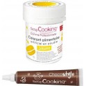 NC Colorant Alimentaire Jaune + Stylo Chocolat