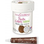 NC Arôme Alimentaire Naturel En Poudre Noix De Coco + Stylo Chocolat