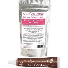 NC Beurre De Cacao En Poudre 80 G + Stylo Chocolat