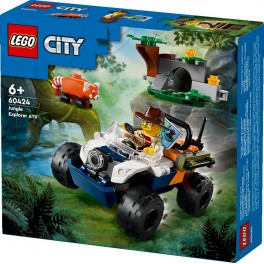 LEGO 60424 Le Tout-Terrain De L’Explorateur De La Jungle Et Le Panda Roux Lego City LEGO 60424 Le Tout-Terrain De L’Explorateur De La Jungle Et Le Panda Roux Lego City