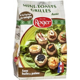 Roger Mini Toasts Aixois au seigle 150g